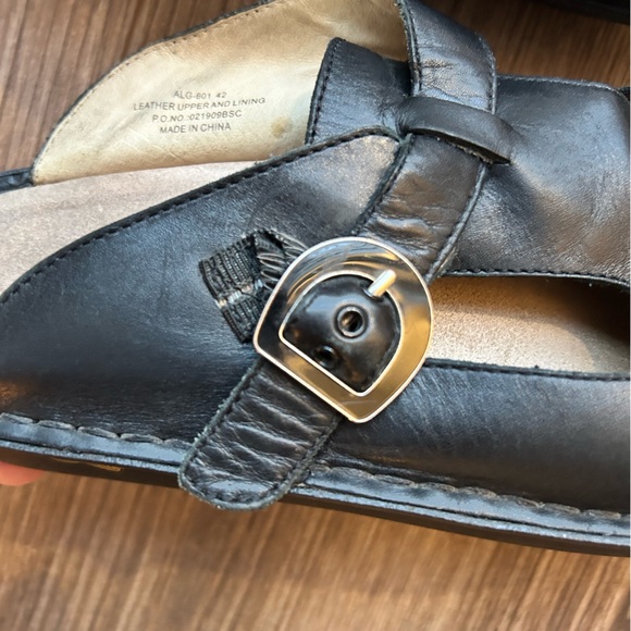 Alegria Black Leather Mules | 42 - Picture 8 of 8